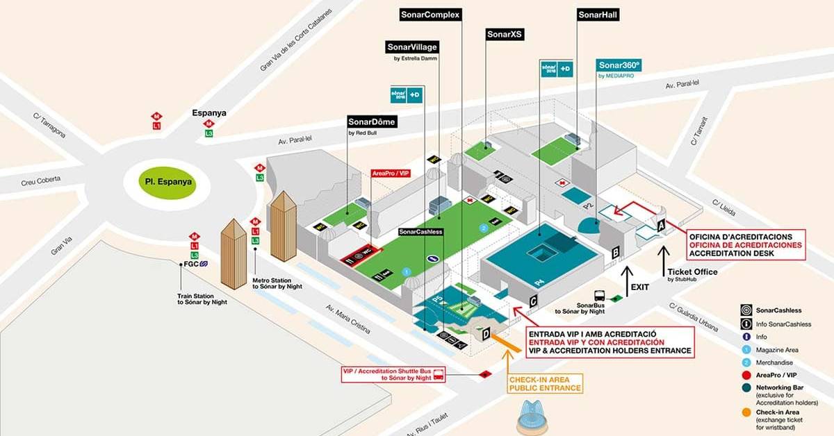 plan du festival de jour